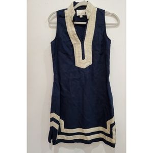 Vintage STS Sail to Stable Navy Linen dress 👗